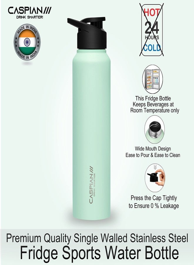 CASPIAN /// Hike Stainless Steel Sipper Water Bottle (Mist Green & Sky Blue, 1 Litre, Set of 2)| Leak Proof Thunder for Fridge Home Office Travel School Kids Boys Girls Adults Sports Gym Yoga - Image 5